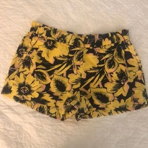 J Crew, size 6 floral shorts